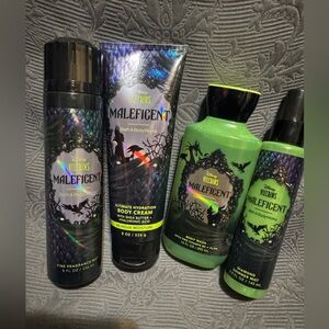 Maleficent Bath & Body works Set 4 pc